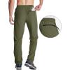 imageMAGCOMSEN Mens Hiking Pants Quick Dry Lightweight Water Resistant Outdoor Pants with 3 Zipper PocketsArmy Green