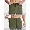 imageMAGCOMSEN Mens Hiking Pants Quick Dry Lightweight Water Resistant Outdoor Pants with 3 Zipper PocketsArmy Green
