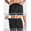 imageMAGCOMSEN Mens Hiking Pants Quick Dry Lightweight Water Resistant Outdoor Pants with 3 Zipper PocketsBlack