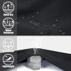imageMAGCOMSEN Mens Hiking Pants Quick Dry Lightweight Water Resistant Outdoor Pants with 3 Zipper PocketsBlack