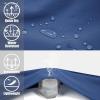 imageMAGCOMSEN Mens Hiking Pants Quick Dry Lightweight Water Resistant Outdoor Pants with 3 Zipper PocketsBlue Gray