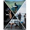 imageMAGCOMSEN Mens Hiking Pants Quick Dry Lightweight Water Resistant Outdoor Pants with 3 Zipper PocketsBlue Gray