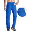 imageMAGCOMSEN Mens Hiking Pants Quick Dry Lightweight Water Resistant Outdoor Pants with 3 Zipper PocketsColor Blue