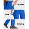 imageMAGCOMSEN Mens Hiking Pants Quick Dry Lightweight Water Resistant Outdoor Pants with 3 Zipper PocketsColor Blue