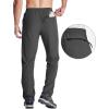 imageMAGCOMSEN Mens Hiking Pants Quick Dry Lightweight Water Resistant Outdoor Pants with 3 Zipper PocketsDark Gray