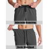 imageMAGCOMSEN Mens Hiking Pants Quick Dry Lightweight Water Resistant Outdoor Pants with 3 Zipper PocketsDark Gray