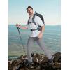 imageMAGCOMSEN Mens Hiking Pants Quick Dry Lightweight Water Resistant Outdoor Pants with 3 Zipper PocketsLight Gray