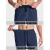 imageMAGCOMSEN Mens Hiking Pants Quick Dry Lightweight Water Resistant Outdoor Pants with 3 Zipper PocketsNavy Blue