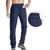 imageMAGCOMSEN Mens Hiking Pants Quick Dry Lightweight Water Resistant Outdoor Pants with 3 Zipper PocketsNavy Blue