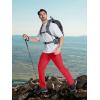 imageMAGCOMSEN Mens Hiking Pants Quick Dry Lightweight Water Resistant Outdoor Pants with 3 Zipper PocketsTomato Red