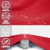 imageMAGCOMSEN Mens Hiking Pants Quick Dry Lightweight Water Resistant Outdoor Pants with 3 Zipper PocketsTomato Red