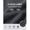imageMAGCOMSEN Mens Jogger Sweatpants Athletic Warm Pants Workout Gym Running Pants Active Winter Thicken Track with PocketsDarkgrey