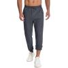 imageMAGCOMSEN Mens Jogger Sweatpants Athletic Warm Pants Workout Gym Running Pants Active Winter Thicken Track with PocketsDarkgrey