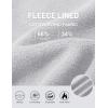 imageMAGCOMSEN Mens Jogger Sweatpants Athletic Warm Pants Workout Gym Running Pants Active Winter Thicken Track with PocketsLightgrey
