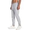 imageMAGCOMSEN Mens Jogger Sweatpants Athletic Warm Pants Workout Gym Running Pants Active Winter Thicken Track with PocketsLightgrey