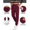 imageMAGCOMSEN Mens Jogger Sweatpants Athletic Warm Pants Workout Gym Running Pants Active Winter Thicken Track with PocketsWinered