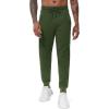 imageMAGCOMSEN Mens Joggers Athletic Running Pants Workout Gym Lightweight Sweatpants with Pockets Tappered Track Jogging PantsArmygreen