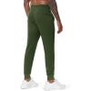 imageMAGCOMSEN Mens Joggers Athletic Running Pants Workout Gym Lightweight Sweatpants with Pockets Tappered Track Jogging PantsArmygreen