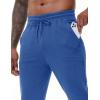 imageMAGCOMSEN Mens Joggers Athletic Running Pants Workout Gym Lightweight Sweatpants with Pockets Tappered Track Jogging PantsBluegrey