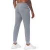imageMAGCOMSEN Mens Joggers Athletic Running Pants Workout Gym Lightweight Sweatpants with Pockets Tappered Track Jogging PantsLightgrey
