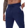 imageMAGCOMSEN Mens Joggers Athletic Running Pants Workout Gym Lightweight Sweatpants with Pockets Tappered Track Jogging PantsNavy