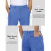 imageMAGCOMSEN Mens Snow Ski Pants Water Resistant Softshell Fleece Lined Outdoor Hiking Pants with 3 Zipper PocketsBlue Grey