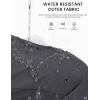 imageMAGCOMSEN Mens Snow Ski Pants Water Resistant Softshell Fleece Lined Outdoor Hiking Pants with 3 Zipper PocketsDark Grey