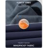 imageMAGCOMSEN Mens Snow Ski Pants Water Resistant Softshell Fleece Lined Outdoor Hiking Pants with 3 Zipper PocketsNavy