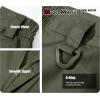 imageMAGCOMSEN Mens Tactical Pants 9 Pockets Ripstop Water Repellent Cargo Pants for Work Hiking HuntingNo BeltBlue Grey