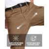 imageMAGCOMSEN Mens Tactical Pants 9 Pockets Ripstop Water Repellent Cargo Pants for Work Hiking HuntingNo BeltBrown