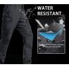 imageMAGCOMSEN Mens Tactical Pants 9 Pockets Ripstop Water Repellent Cargo Pants for Work Hiking HuntingNo BeltDark Grey