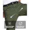 imageMAGCOMSEN Mens Tactical Pants 9 Pockets Ripstop Water Repellent Cargo Pants for Work Hiking HuntingNo BeltGreen