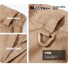 imageMAGCOMSEN Mens Tactical Pants 9 Pockets Ripstop Water Repellent Cargo Pants for Work Hiking HuntingNo BeltKhaki