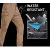 imageMAGCOMSEN Mens Tactical Pants 9 Pockets Ripstop Water Repellent Cargo Pants for Work Hiking HuntingNo BeltKhaki