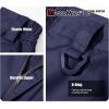 imageMAGCOMSEN Mens Tactical Pants 9 Pockets Ripstop Water Repellent Cargo Pants for Work Hiking HuntingNo BeltNavy