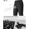 imageMAGCOMSEN Mens Winter Fleece Lined Sweatpants Running Warm Athletic Pants Sports Water Resistant PantsBlack