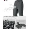 imageMAGCOMSEN Mens Winter Fleece Lined Sweatpants Running Warm Athletic Pants Sports Water Resistant PantsDark Grey