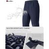imageMAGCOMSEN Mens Winter Fleece Lined Sweatpants Running Warm Athletic Pants Sports Water Resistant PantsNavy
