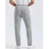imageMAGCOMSEN Mens Winter Fleece Pants Sherpa Lined Sweatpants Thicken Warm Athletic Pants Sports Jogger PantsAvocado Green