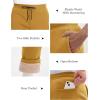 imageMAGCOMSEN Mens Winter Fleece Pants Sherpa Lined Sweatpants Thicken Warm Athletic Pants Sports Jogger PantsGinger