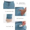 imageMAGCOMSEN Mens Winter Fleece Pants Sherpa Lined Sweatpants Thicken Warm Athletic Pants Sports Jogger PantsHaze Blue