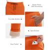 imageMAGCOMSEN Mens Winter Fleece Pants Sherpa Lined Sweatpants Thicken Warm Athletic Pants Sports Jogger PantsOrange