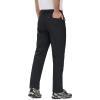 imageMAGCOMSEN Mens Winter Pants Fleece Lined Ski Snow Pants Water Resistant 4 Zip Pockets Outdoor PantsBlack