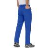 imageMAGCOMSEN Mens Winter Pants Fleece Lined Ski Snow Pants Water Resistant 4 Zip Pockets Outdoor PantsBright Blue