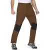 imageMAGCOMSEN Mens Winter Pants Fleece Lined Ski Snow Pants Water Resistant 4 Zip Pockets Outdoor PantsCoffee