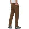 imageMAGCOMSEN Mens Winter Pants Fleece Lined Ski Snow Pants Water Resistant 4 Zip Pockets Outdoor PantsCoffee