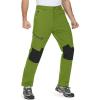 imageMAGCOMSEN Mens Winter Pants Fleece Lined Ski Snow Pants Water Resistant 4 Zip Pockets Outdoor PantsDark Fluorescent Green