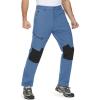 imageMAGCOMSEN Mens Winter Pants Fleece Lined Ski Snow Pants Water Resistant 4 Zip Pockets Outdoor PantsLight Blue