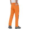 imageMAGCOMSEN Mens Winter Pants Fleece Lined Ski Snow Pants Water Resistant 4 Zip Pockets Outdoor PantsOrange