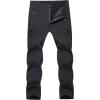 imageMAGCOMSEN Mens Winter Pants Water Resistant Fleece Lined Snowboard Ski Pants Softshell Tactical Pants with MultiPocketsBlack